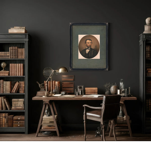 Abraham Lincoln 186 1865 1 — Framed Wall Art Room View | Bella Frye