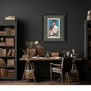 Christy Mathewson New York Giants Baseball Card Portrait 4 — Framed Wall Art Room View | Bella Frye