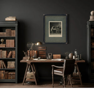Committee of Congress Drafting the Declaration of Independence 1865 — Framed Wall Art Room View | Bella Frye