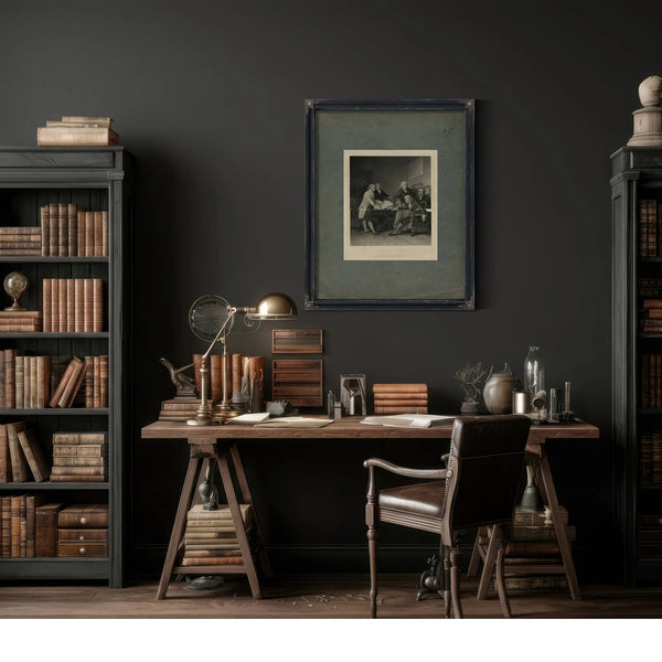 Committee of Congress Drafting the Declaration of Independence 1865 — Framed Wall Art Room View | Bella Frye