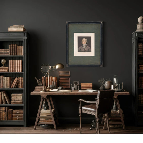 Alexander Hamilton 198 — Framed Wall Art Room View | Bella Frye