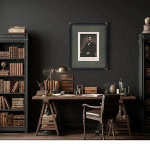 Abraham Lincoln 197 — Framed Wall Art Room View | Bella Frye