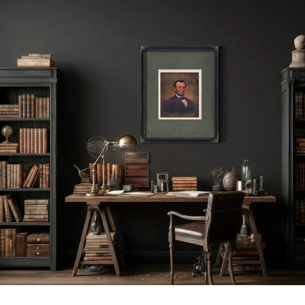 Abraham Lincoln 199 — Framed Wall Art Room View | Bella Frye