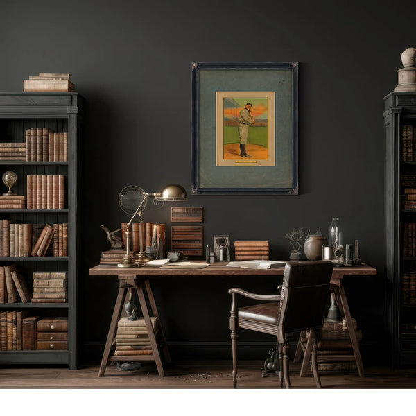 Ty Cobb Card 988351 — Framed Wall Art Room View | Bella Frye