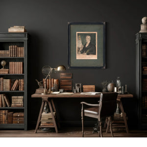 William Henry Harrison_ Ninth President of the United States 1835 1856 — Framed Wall Art Room View | Bella Frye
