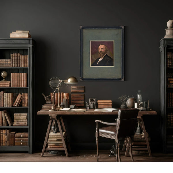 President Rutherford B Hayes 1877 — Framed Wall Art Room View | Bella Frye