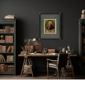 George Washington E Pluribus Unum 188 — Framed Wall Art Room View | Bella Frye