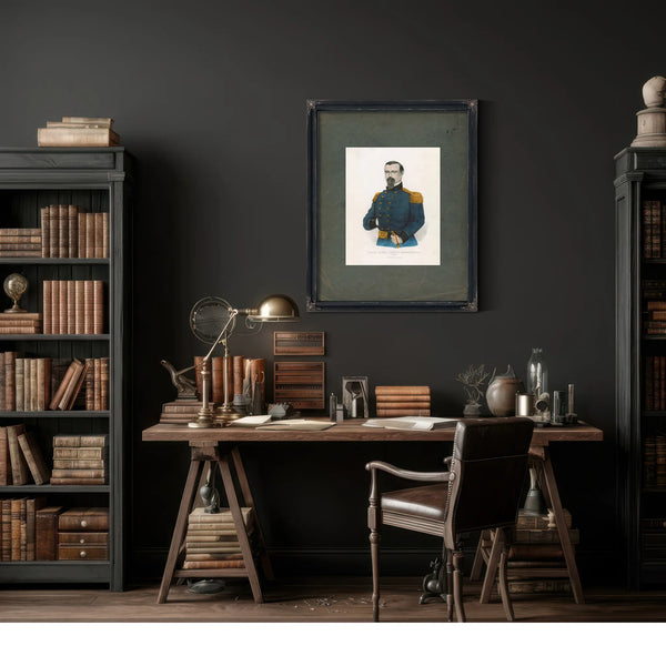 Brigadier General Irwin Mcdowell Us Army 19th Century — Framed Wall Art Room View | Bella Frye