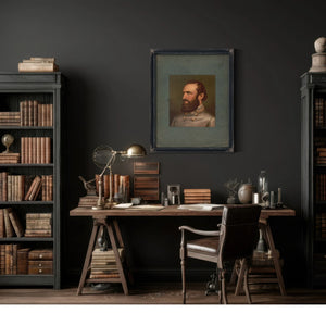 Stonewall Jackson 1877 — Framed Wall Art Room View | Bella Frye