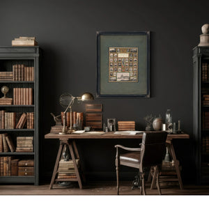 The American National Chart 199 — Framed Wall Art Room View | Bella Frye
