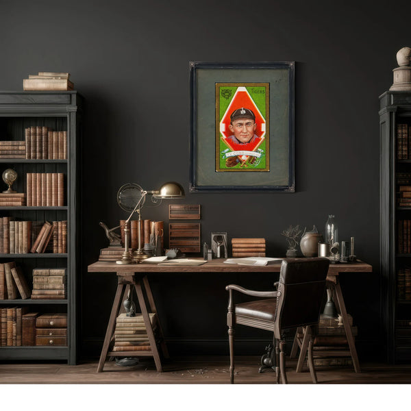 T25 Piedmont Ty Cobb 615f9 — Framed Wall Art Room View | Bella Frye
