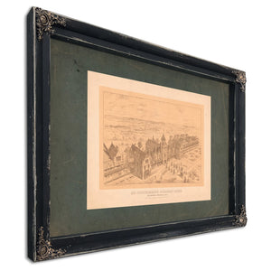Ex Confederate Soldiers Home 1884 — Ebony Framed Canvas Print | Bella Frye