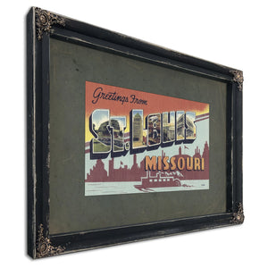 Missouri St Louis — Ebony Framed Canvas Print | Bella Frye