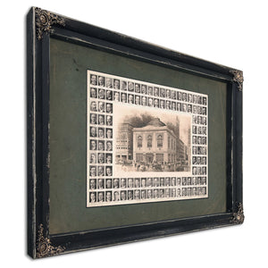 Boston Stock Exchange 191 — Ebony Framed Canvas Print | Bella Frye