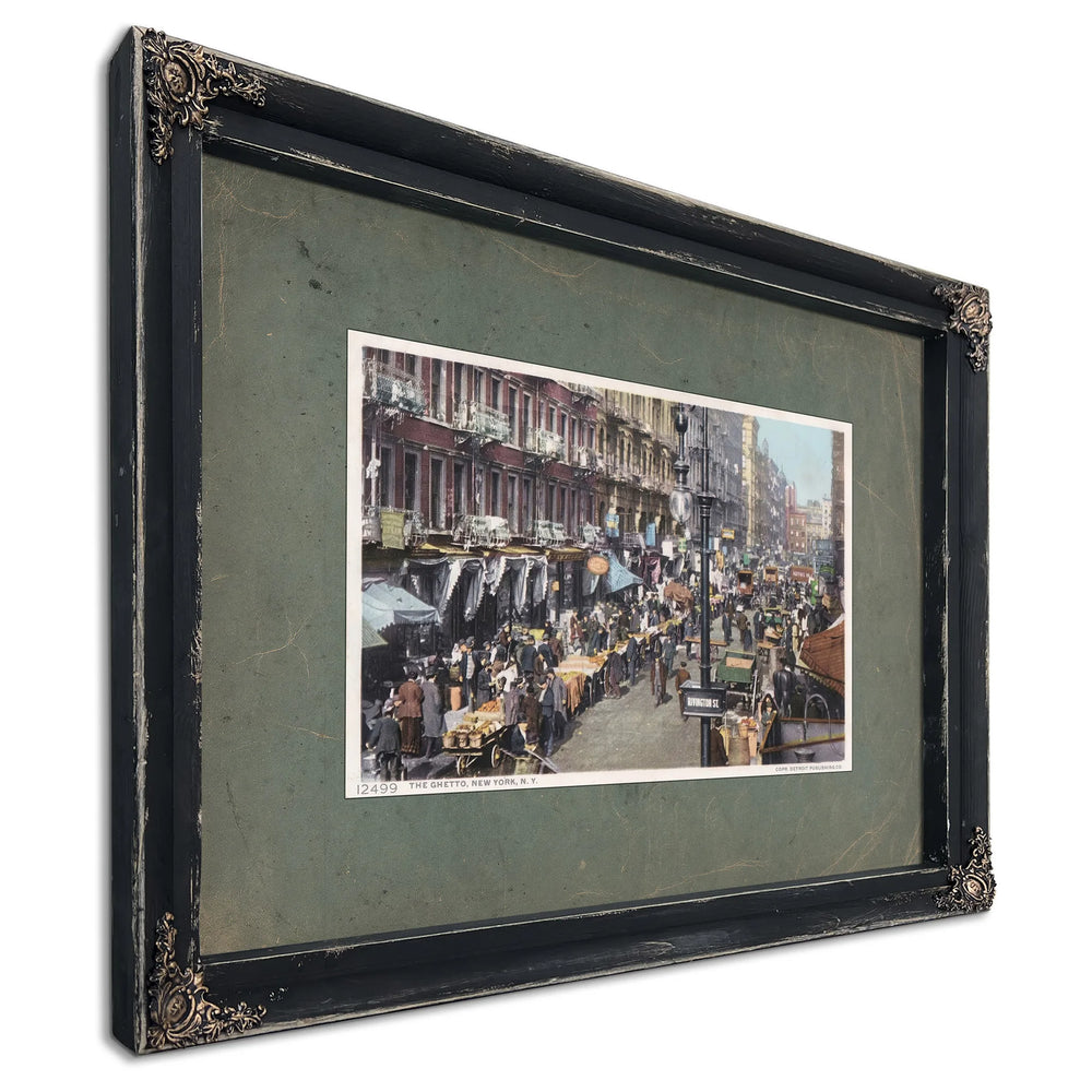 The Ghetto — Ebony Framed Canvas Print | Bella Frye
