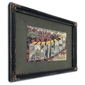 Oregon Portland — Ebony Framed Canvas Print | Bella Frye