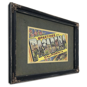 California Pasadena — Ebony Framed Canvas Print | Bella Frye