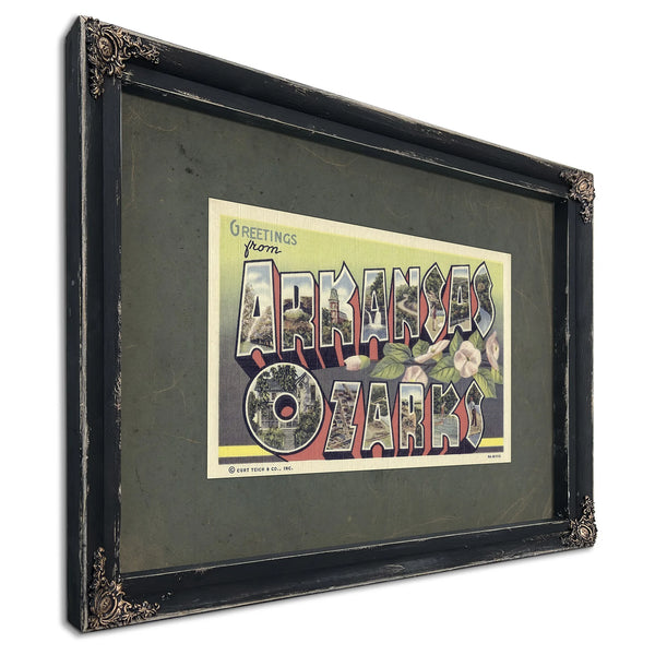 Arkansas Ozarks — Ebony Framed Canvas Print | Bella Frye