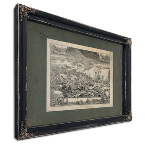 Galvestons Awful Calamity Gulf Tidal Wave September 8th 19 19 — Ebony Framed Canvas Print | Bella Frye