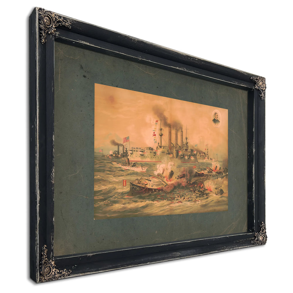 Destruction of Admiral Cerveras Fleet at Stantigo De Cuda July 3rd 1898 1898