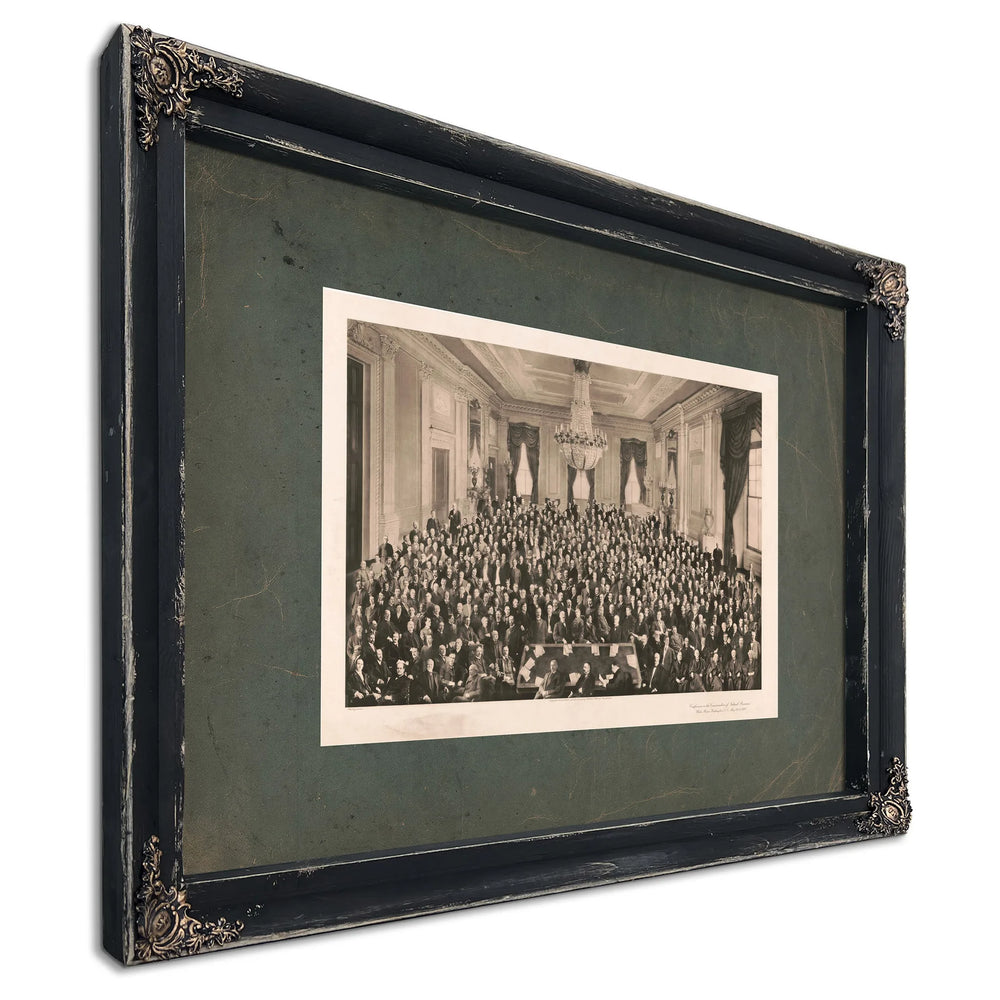 Conference on the Conservation of Natural Resources White House Washington D — Ebony Framed Canvas Print | Bella Frye