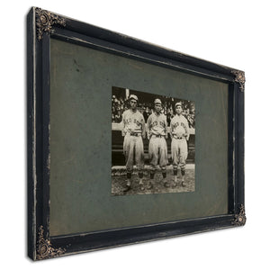 Boston Red Sox Golden Outfield — Ebony Framed Canvas Print | Bella Frye