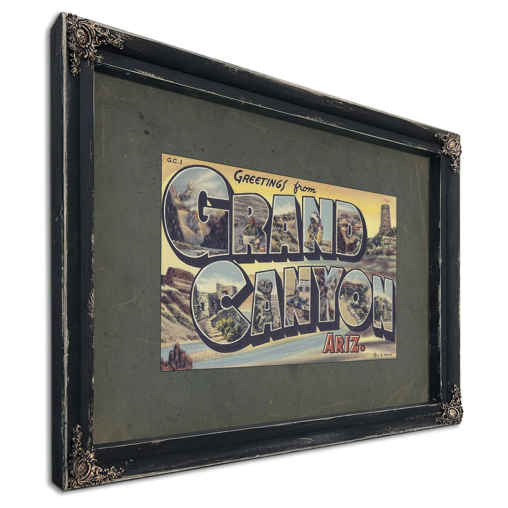 Arizona Grand Canyon — Ebony Framed Canvas Print | Bella Frye