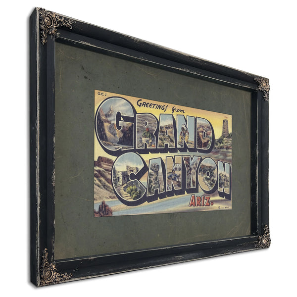 Arizona Grand Canyon — Ebony Framed Canvas Print | Bella Frye