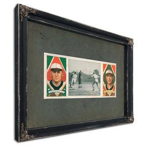 Walter Johnsonchas E Street Washington Nationals New York Highlanders Baseball — Ebony Framed Canvas Print | Bella Frye