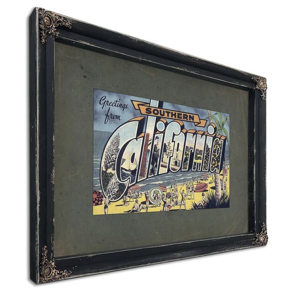 California Southern — Ebony Framed Canvas Print | Bella Frye