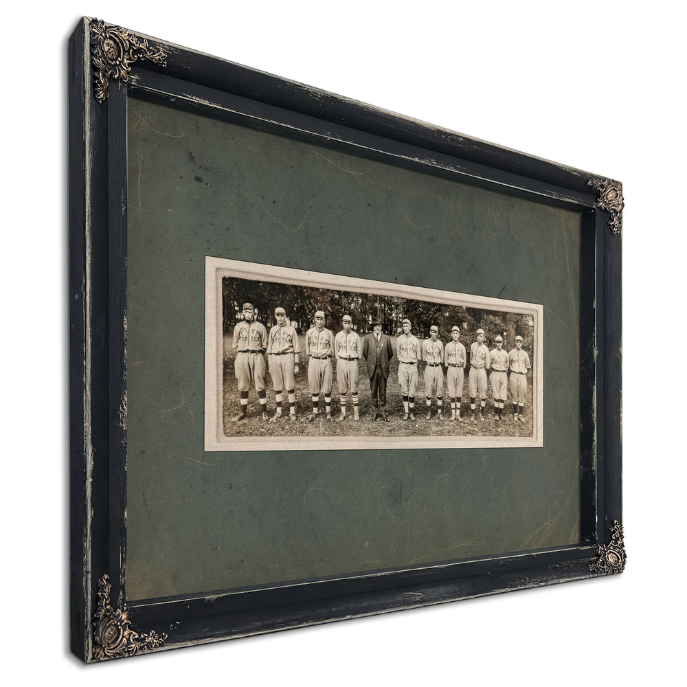 Joe Jackson Fort Porter — Ebony Framed Canvas Print | Bella Frye