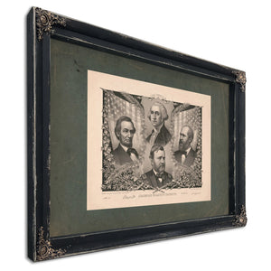 Americas Greatest Patriots 189 — Ebony Framed Canvas Print | Bella Frye