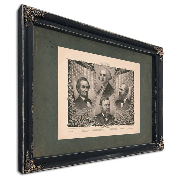 Americas Greatest Patriots 189 — Ebony Framed Canvas Print | Bella Frye