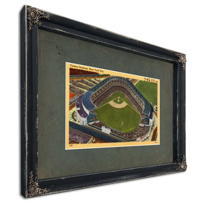 Yankee Stadium New York City D7a3 — Ebony Framed Canvas Print | Bella Frye
