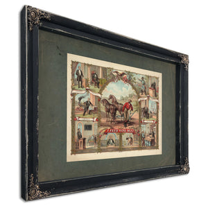 I Feed You All! 1875 — Ebony Framed Canvas Print | Bella Frye