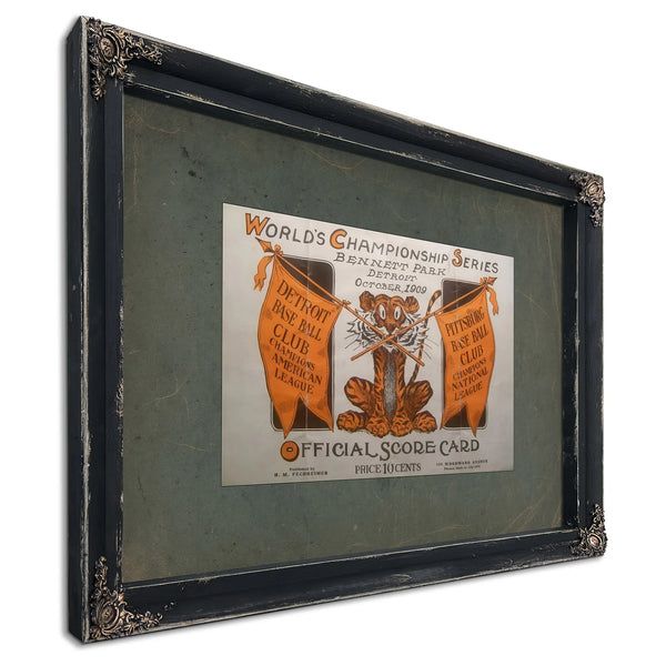 199worldseries — Ebony Framed Canvas Print | Bella Frye