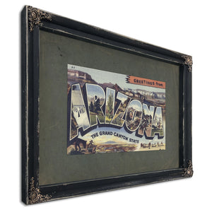 Arizona — Ebony Framed Canvas Print | Bella Frye