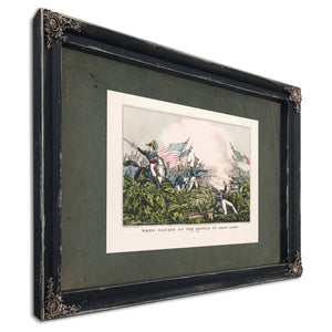 General Taylor at the Battle of Palo Alto May 8th 1846 1846 — Ebony Framed Canvas Print | Bella Frye