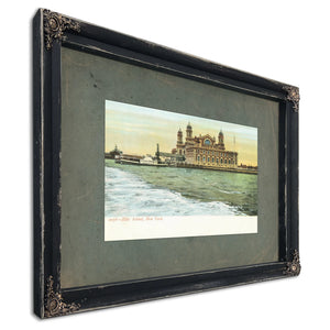 The Gateway of Forgotten Names — Ebony Framed Canvas Print | Bella Frye