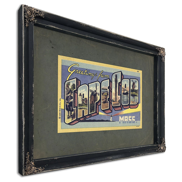 Massachusetts Cape Cod — Ebony Framed Canvas Print | Bella Frye