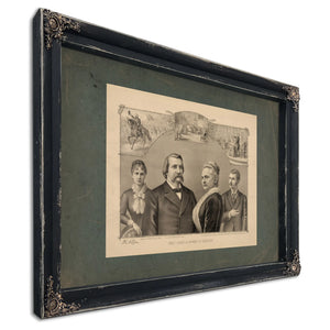 General John Alexander Logan Family 1887 — Framed Wall Art Room View | Bella Frye