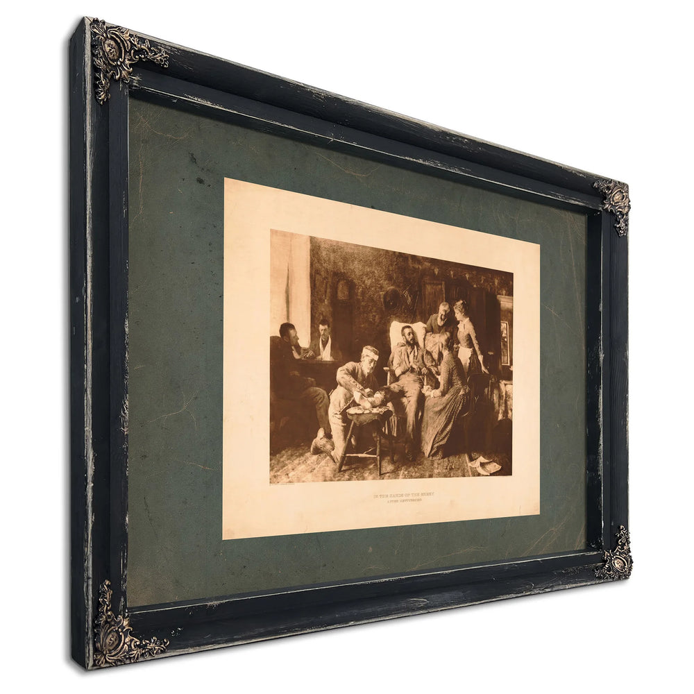 in the Hands of the Enemy After Gettysburg 189 — Ebony Framed Canvas Print | Bella Frye