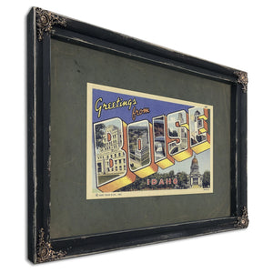 Idaho Boise — Ebony Framed Canvas Print | Bella Frye