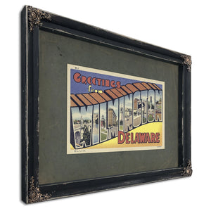Delaware Wilmington — Ebony Framed Canvas Print | Bella Frye