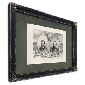 Grant Wilson 1872 — Ebony Framed Canvas Print | Bella Frye