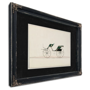 Design for Phaeton (unnumbered) — Ebony Framed Canvas Print | Bella Frye