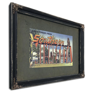Minnesota Southern — Ebony Framed Canvas Print | Bella Frye