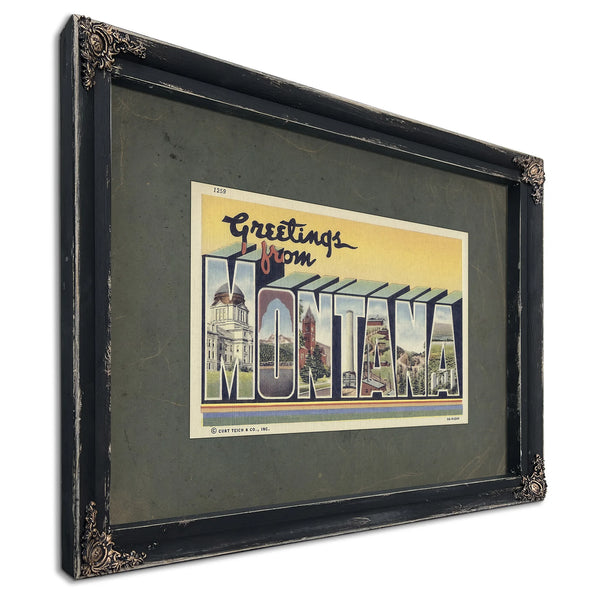 Montana — Ebony Framed Canvas Print | Bella Frye