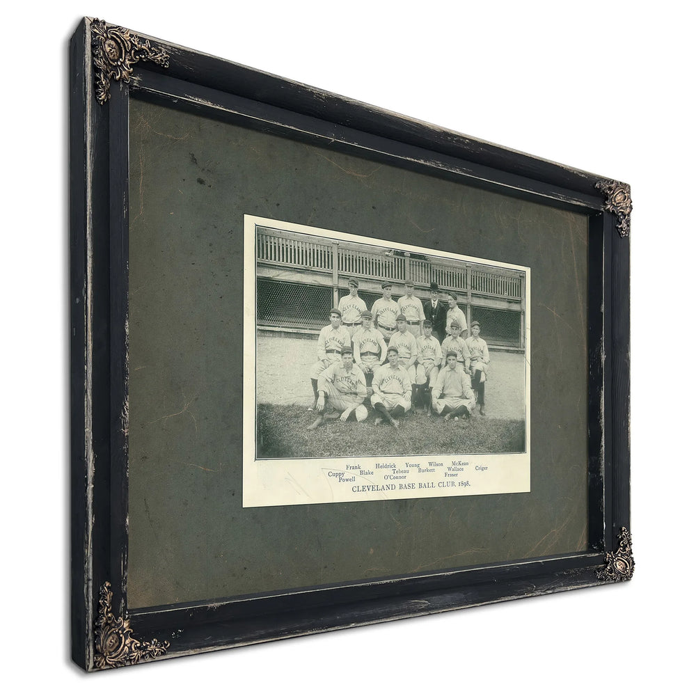 Cleveland Spiders Baseball Team 28b997 — Ebony Framed Canvas Print | Bella Frye