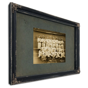 Detroit Tigers Champions of the American League in — Ebony Framed Canvas Print | Bella Frye